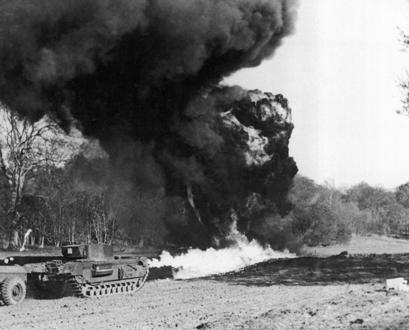 Churchill Crocodile, August 1944.